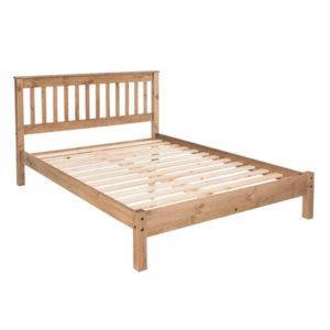 Wood Bed Core Products Corona 4 6 Slatted Low End Bedstead Antique Waxed Pine Bed Kings 16184093605935 400x 54ee128b 3790 47dd Aef0 F1a7176a37a5.jpg